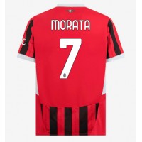 AC Milan Alvaro Morata #7 Hemmatröja 2024-25 Korta ärmar